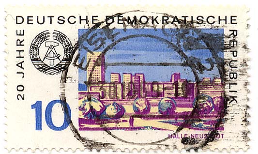 20 Jahre Deutsche Demokratische Republik - Halle-Neustadt
