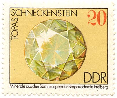 Minerale aus den Sammlungen der Bergakademie Freiberg - Topas Schneckenstein
