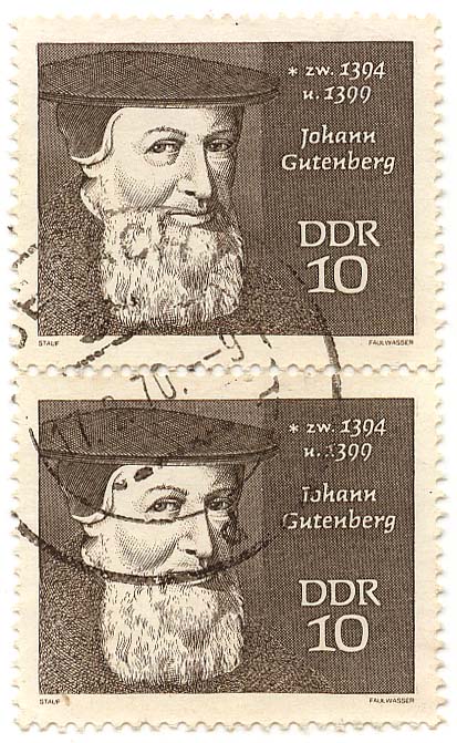 Johann Gutenberg - Geboren zwischen 1394 und 1399
