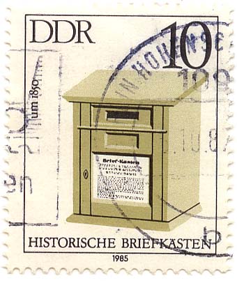 Historische BriefkÃ¤sten - um 1850