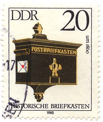 Historische BriefkÃ¤sten - um 1860
