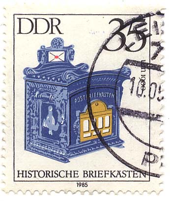 Historische BriefkÃ¤sten - um 1900