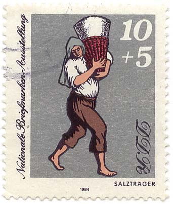 Nationale Briefmarkenausstellung - SalztrÃ¤ger