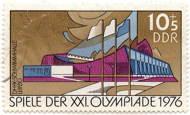 Spiele der XXI. Olympiade 1976 - DHfK-Schwimmhalle Leipzig