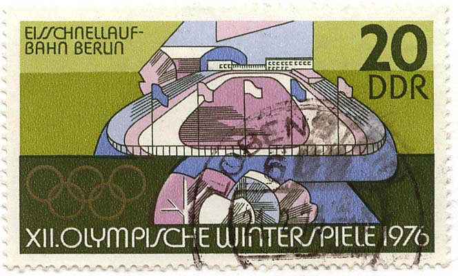 XII. Olympische Winterspiele 1976 - Eisschnellaufbahn Berlin
