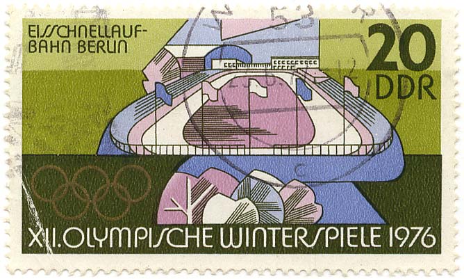 XII. Olympische Winterspiele 1976 Eisschnellaufbahn Berlin