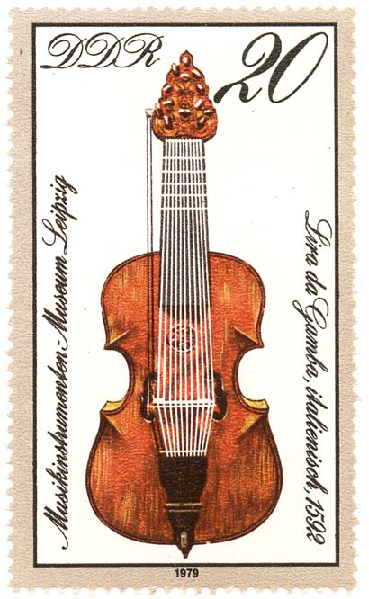 Musikinstrumenten-Musuem Leipzig - Lira da Gamba, italienisch 1592