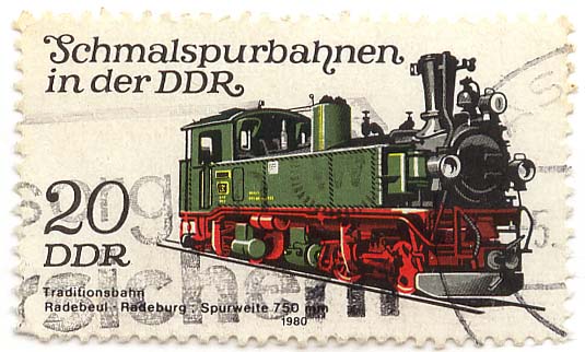 Schmalspurbahnen in der DDR - Traditionsbahn Radebeul - Radeburg, Spurweite 750mm
