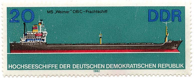 Hochseeschiffe der Deutschen Demokratischen Republik - MS Weimar OBC - Frachtschiff
