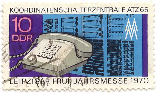 Leipziger FrÃ¼hjahrsmesse 1970 MM - Koordinatenschalterzentrale
