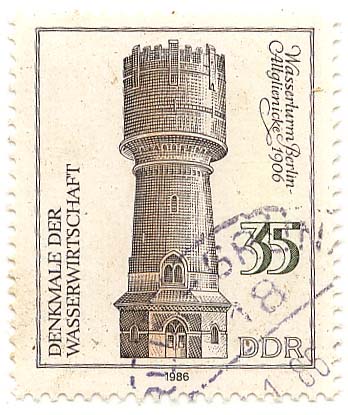 Denkmale der Wasserwirtschaft - Wasserturm Berlin Altglienicke 1906
