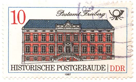 Historische PostgebÃ¤ude - Postamt Freiberg