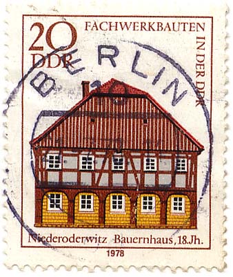 Fachwerkbauten in der DDR - Niederoderwitz - Bauernhaus, 18. Jh.