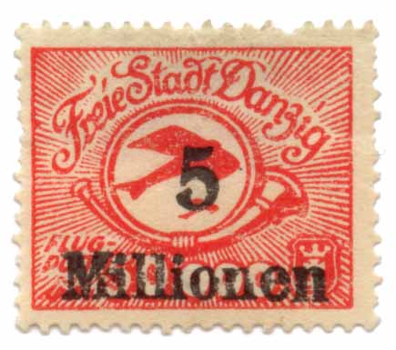 Flugpost - Freie Stadt Danzig - Inflation
