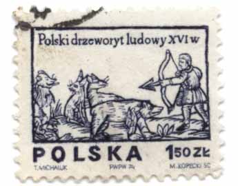 Polski drzeworyt ludowy XVI W.
