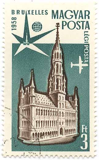 Bruxelles 1958 - LÃ©giposta - Magyar Posta