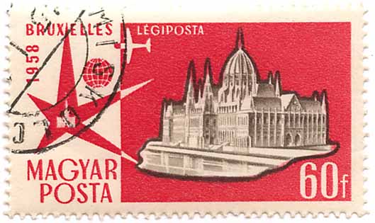 Bruxelles 1958 - Légiposta - Magyar Posta
