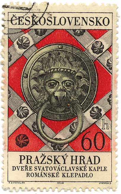 PraÅ¾skÃ½ Hrad - DveÅ™e SvatovÃ¡clavskÃ© Kaple RomÃ¡nskÃ© Klepadlo
