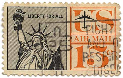 Liberty for All - US Air Mail