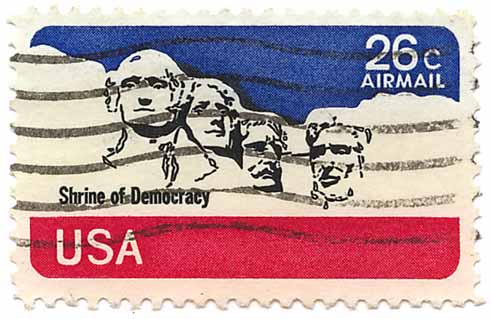 Air Mail - Shrine of Democracy - USA
