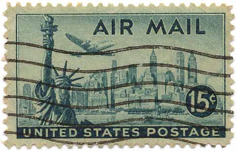 Air Mail - United States Postage
