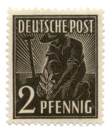 Deutsche Post - 2 Pfennig
