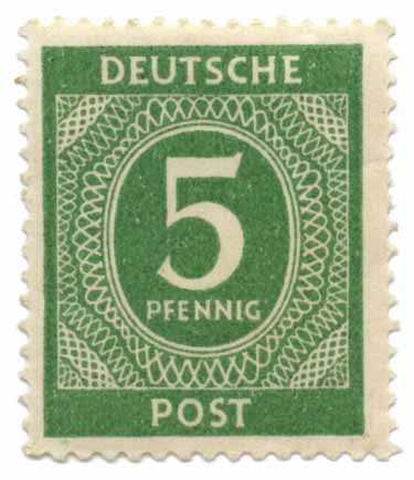 Deutsche Post - 5 Pfennig
