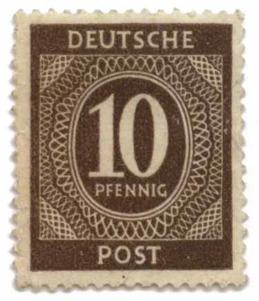 Deutsche Post - 10 Pfennig
