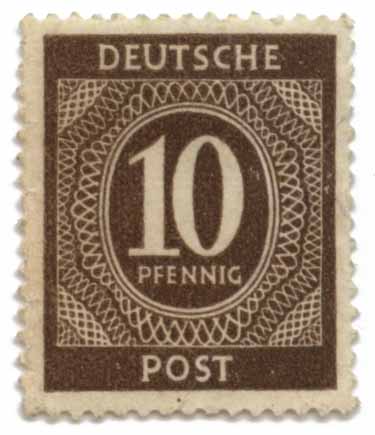 Deutsche Post - 10 Pfennig
