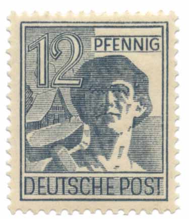 Deutsche Post - 12 Pfennig
