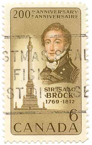200th Anniversary | 200e Aniiversaire | Sir Isaac Brock 1769-1812

