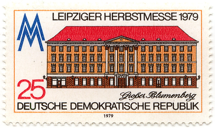 Leipziger Herbstmesse 1979 MM - GroÃŸer Blumenberg