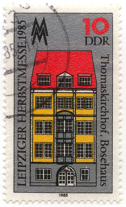 Leipziger Herbstmesse 1985 - Thomaskirchhof, Bosehaus