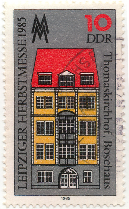 Leipziger Herbstmesse 1985 - Thomaskirchhof, Bosehaus