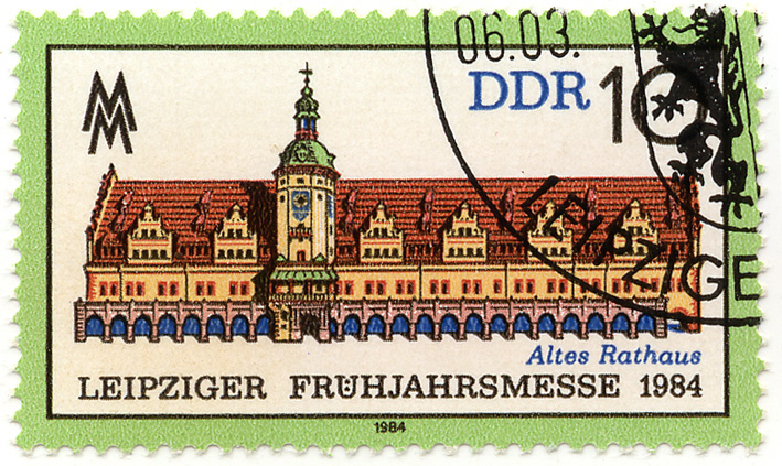 Leipziger FrÃ¼hjahrsmesse 1984 - Altes Rathaus