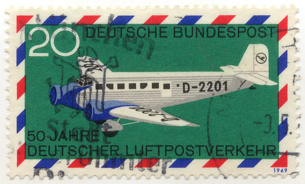 50 Jahre Deutscher Luftpostverkehr - D-2201