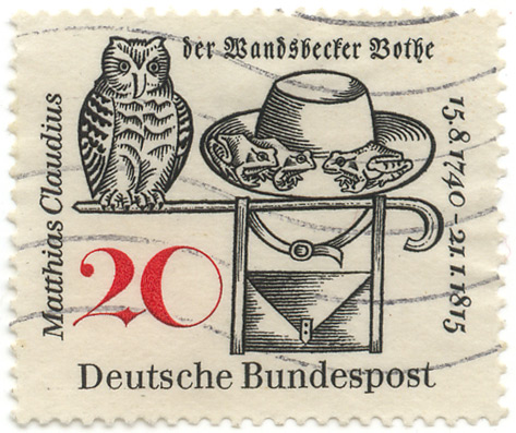 Matthias Claudius - der Wandsbecker Bothe - 15.8.1740-21.1.1815