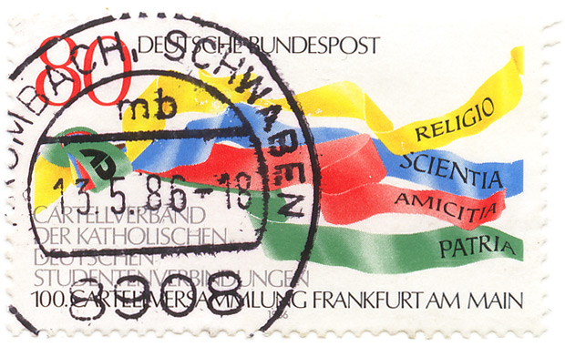 Cartellverband der Katholischen Deutschen Studentenverbindungen - 100. Cartellversammlung Frankfurt am Main - Religio - Scientia - Amicitia - Patria