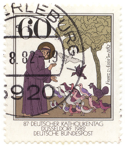 87. Deutscher Katholikentag DÃ¼sseldorf 1982 - Franz von Assisi um 1182