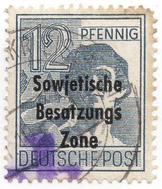 Deutsche Post - 12 Pfennig - Sowjetische Besatzungszone