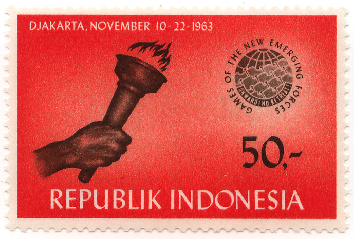 Games of the new emerging forces - Onward! No retreat! - Djakarta, November 10-22-1963
