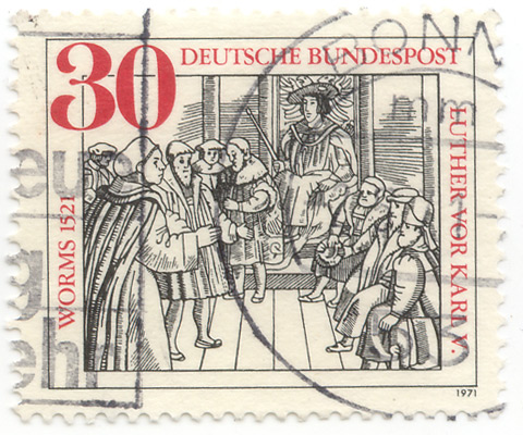 Worms 1521 - Luther vor Karl V.