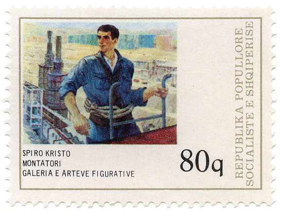 Republika popullore Socialiste e Shqiperise - Spiro Kristo - Montatori - Galeria e arteve Figurative
