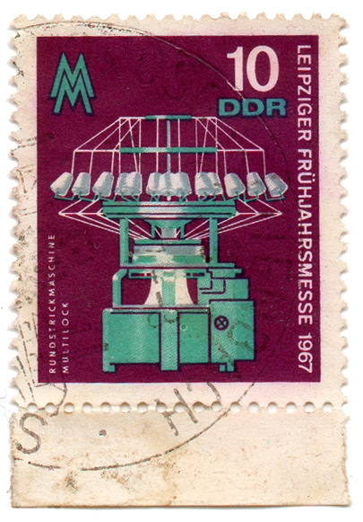 Leipziger FrÃ¼hjahrsmesse 1967 - Rundstrickmaschine Multilock
