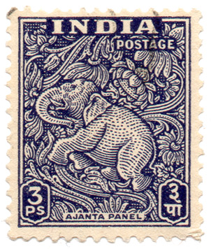 India Postage - Ajanta Panel