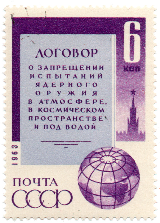 Ð”Ð¾Ð³Ð¾Ð²Ð¾Ñ€ - Ð¾ Ð·Ð°Ð¿Ñ€ÐµÑ‰ÐµÐ½Ð¸Ð¸ Ð¸ÑÐ¿Ñ‹Ñ‚Ð°Ð½Ð¸Ð¹ ÑÐ´ÐµÑ€Ð½Ð¾Ð³Ð¾ Ð¾Ñ€ÑƒÐ¶Ð¸Ñ Ð² Ð°Ñ‚Ð¼Ð¾ÑÑ„ÐµÑ€Ðµ, Ð² ÐºÐ¾ÑÐ¼Ð¸Ñ‡ÐµÑÐºÐ¾Ð¼ Ð¿Ñ€Ð¾ÑÑ‚Ñ€Ð°Ð½ÑÑ‚Ð²Ðµ Ð¸ Ð¿Ð¾Ð³ Ð²Ð¾Ð´Ð¾Ð¹ 1963