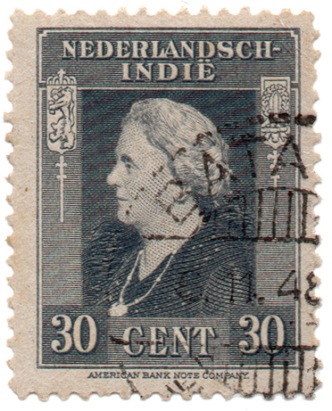 Nederlandsch-IndiÃ« - American Bank Note Company - Wilhelmina of the Netherlands