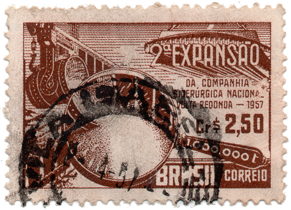 2a ExpansÃ£o da companhia SiderÃºrgica Nacional Volta Redonda - 1957 - 1.000.000 t