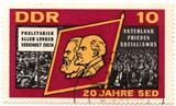 20 Jahre SED - Proletarier aller LÃ¤nder vereinigt euch - Vaterland-Frieden-Sozialismus 