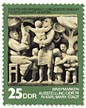 Briefmarkenausstellung DDR 1974 in Karl-Marx-Stadt - Plastisches Ensemble Lobgedichte / Brecht Reliefausschnitt M. Wetzel 